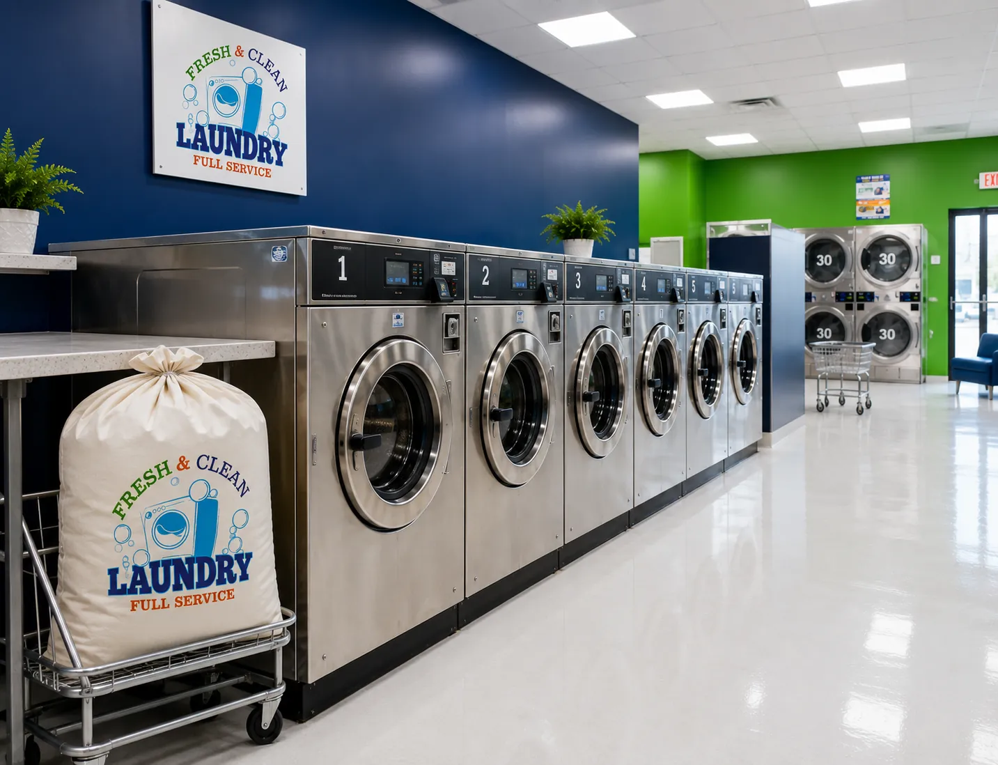 Fresh Clean Washer Row Laundry Bag